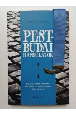 Krúdy Pest-budai hangulatok könyv + Kék szalagos könyvjelző álarc függővel 