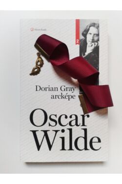 Dorian Gray arcképe könyv + Bordó szalagos könyvjelző álarc függővel 